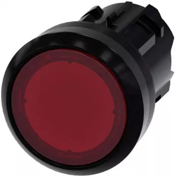 Siemens SIRIUS ACT spiedpogas izpildmehānisms 22mm apaļš sarkans ar atsperes atgriešanos 3SU1001-0AD20-0 3SU10010AD200AA0