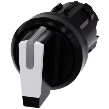 Siemens SIRIUS ACT pārslēga priekšējais elements, plastmasa, balts, 2 pozīcijas, fiksējošs, 22mm 3SU1002-2BP60-0AA0