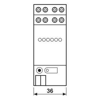 JUNG binārais ieeja 6 kanālu (2116REG)