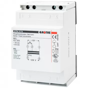 Grothe durvju zvana transformators 3.0/2.0/2.0A GT 3174 (14074)