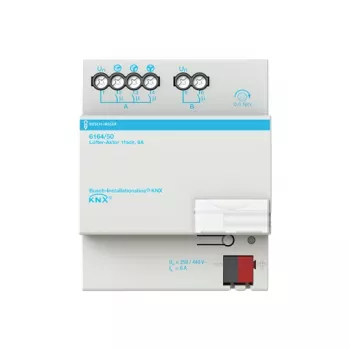 Busch-Jaeger KNX ventilatora izpildmehānisms 1-kārtīgs 6A 6164/50 (6151-0-0241)