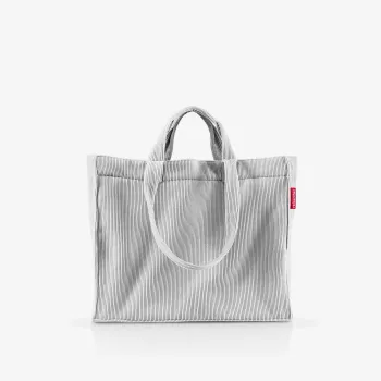 reisenthel Softshopper Cord pelēka plecu soma poliesteris 47x38.5 cm GR7084