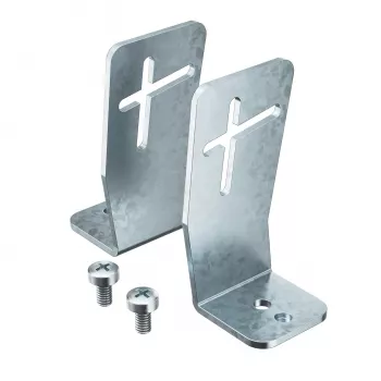 OBO Bettermann 7403850 OKB IT ierīču turētājs, tērauds, sloksnes galvanizēts, 100 mm kabeļu kanālam