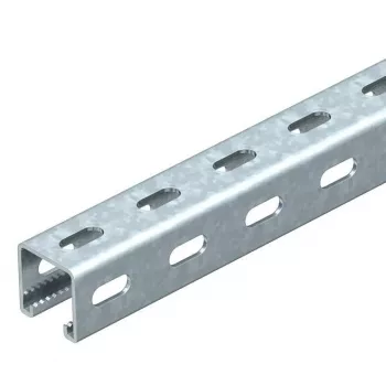 OBO Bettermann MS4141PP03 C-profila sliede ar sānu perforāciju, 41x41 mm, 3000 mm, iepriekš cinkots tērauds 1122500