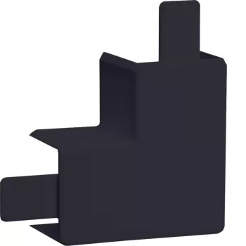 Hager LFF2003559011 plakans leņķis 33x20 mm grafīta melns