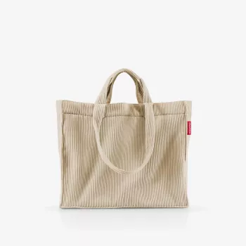 reisenthel Softshopper Cord smilškrāsas plecu soma GR6052 poliesteris 28 litri