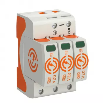 OBO BETTERMANN SurgeController V20 V20-3-280 3-polige 280V 2. tipa pārsprieguma aizsardzības ierīce 5095163
