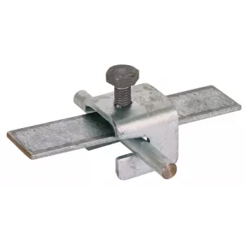 DEHN Universālais savienojuma spaile VK A UNI V2, karsti cinkots tērauds, apaļiem 8-10 mm un plakaniem 30x3.5/30x4 mm vadītājiem 308026