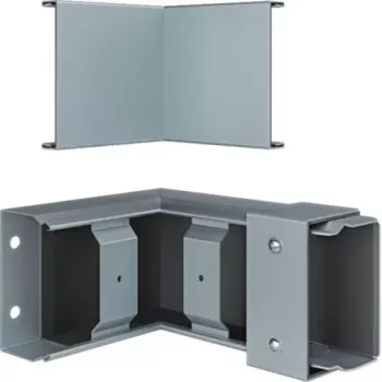 Hager FWK-Plus iekšējais stūris 60x100 mm cinkota ugunsdrošības kabeļu kanāla savienotājs FWKP601004VERZ