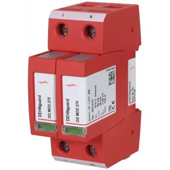 DEHN DG M TN 275 FM 2. tipa pārsprieguma novadītājs 2 polu 275V AC 40kA