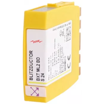 DEHN BXT ML2 BDS24 Kombinētais zibens strāvas un pārsprieguma aizsardzības modulis Type 2 24V DC 2-polu DIN sliedes 920244
