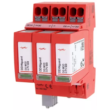 DEHN DG MP YPV 1200 FM 2. tipa pārsprieguma novadītājs PV sistēmām līdz 1170 V DC 942565