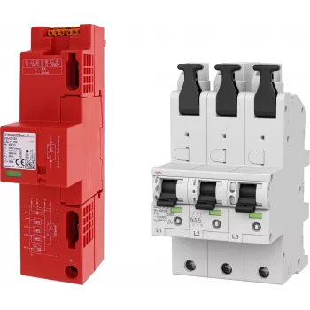 DEHN SET 1 DSH ZP B2 LSG TT + 1X DSHU pārsprieguma aizsardzības komplekts 909655