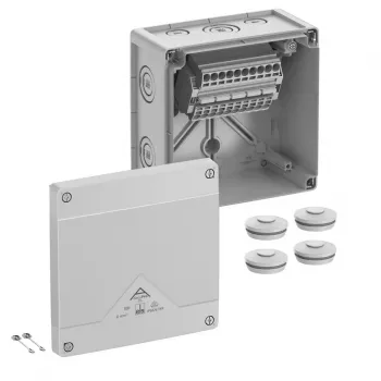 SPELSBERG Abox Pro SL-6² sadales kārba, IP66/IP67/IP69, 5 polu, pelēka 40644001