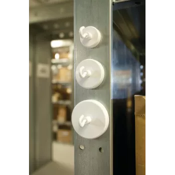 Magnetoplan 52625 universāls sienas āķis, iekštelpām, balts (1 gab.)