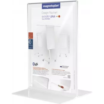 MAGNETOPLAN HOLTZ akrila galda displeja statīvs DIN A3 portrets kristāldzidrs abpusējs 297 x 420 mm (43115)