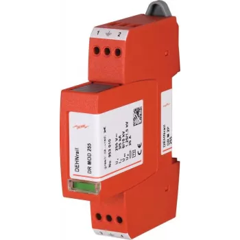 DEHNrail DR M 2P 255 2. tipa pārsprieguma aizsargs, 2 polu, 255 V AC, 40 kA, DIN sliedei 953200