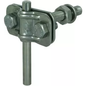 DEHN 478129 NIRO V4A M10 universālais savienojuma skava apaļiem 8-10 mm un plakaniem 30 mm vadītājiem