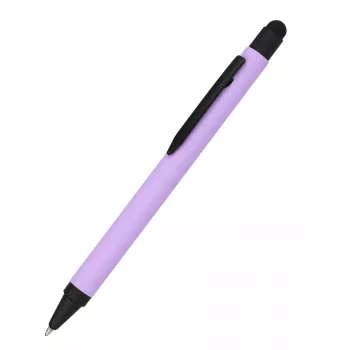 ONLINE SCHREIBGERÄTE alumīnija lodīšu pildspalva ar stylus, purpura, zils tinti (32120/3D)