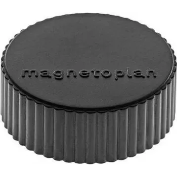 magnetoplan Discofix apaļais magnēts magnum, melns ar pilna kodola ferītu, turēšanas spēks aptuveni 2,0 kg (1660012)