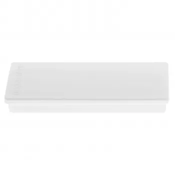Magnetoplan 1665100 taisnstūra magnēts, pilna ferīta serde, turēšanas spēks ap 1,3 kg, balts
