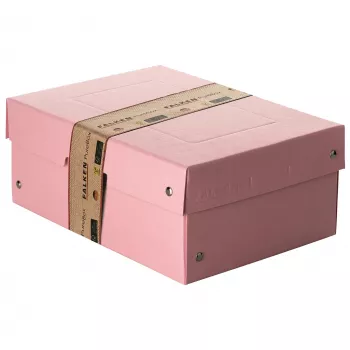 FALKEN PURE Dokumentu glabāšanas kaste 1250 lapas pasteļrozā 18,0 x 25,0 x 10,0 cm, 1 gabals 22001896000F