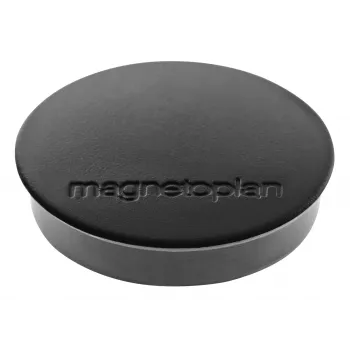 MAGNETOPLAN HOLTZ Discofix apaļais magnēts Standard melns, ferīta kodols, 0,7 kg turēšanas spēks, 30 mm, 10 gab. iepakojums 1664212