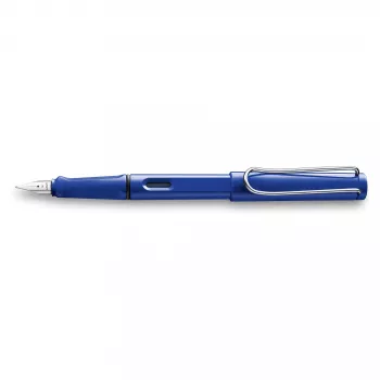LAMY Safari pildspalva ar tintes pildījumu zila ar smalku galu 1210491