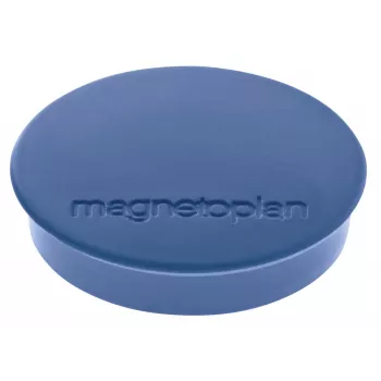 MAGNETOPLAN HOLTZ Discofix apaļais magnēts Standard, tumši zils, pilnserdeņa ferīts, 0,7 kg turēšanas spēks, 10 gabali (1664214)