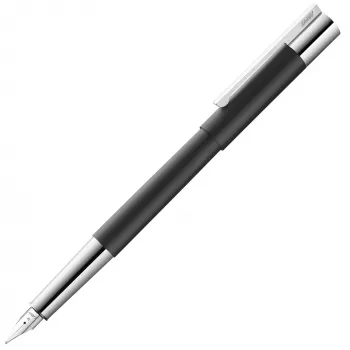 LAMY scala pildspalva ar tinti, melna, vidēja gals (1224113)