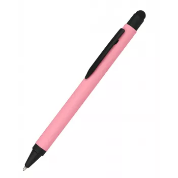 ONLINE SCHREIBGERÄTE ALU Stylus lodīšu pildspalva rozā, zils tinti, 1 gab. (32121/3D)