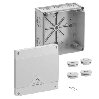 Spelsberg Abox Pro 160-L sadales kārba, IP66/IP67/IP69, pelēka, 160x160x91mm 41640001