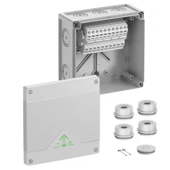 SPELSBERG Abox SL-10² savienojumu kārba, IP55/IP66, maks. 10 mm², pelēka 81044001