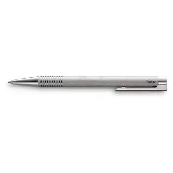 LAMY Logo M 206 lodīšu pildspalva, matēts nerūsējošais tērauds, zila 1205335