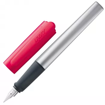 LAMY nexx tintes pildspalva Crimson/Silver ar A uzgali iesācējiem 1238592