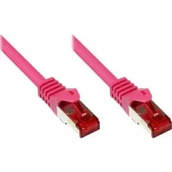 GoodConnections Alcasa 40m Cat6 S/FTP tīkla savienojuma kabelis RJ-45 tēviņš uz tēviņu fuksijas krāsā 8060-400M