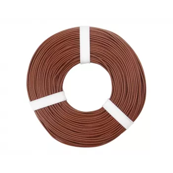 Donau Elektronik 125-058 savīta montāžas stieple 1 x 0,25 mm² brūna 50 m