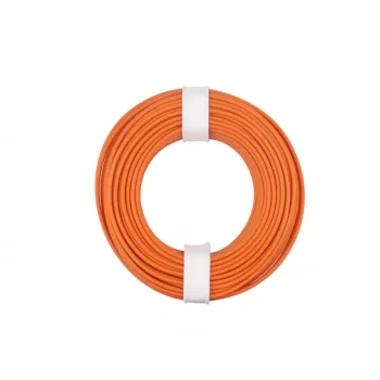 Donau Elektronik 175-017 LiY savīta montāžas stieple 1 x 0,75 mm² oranža, 1 gab.