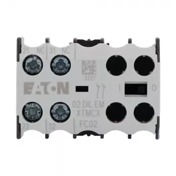 EATON 4 polu palīgkontaktu bloks 31DILE, 3NO+1NC pozitīvi vadīti, priekšējā montāža, DILM7-DILM38 048912