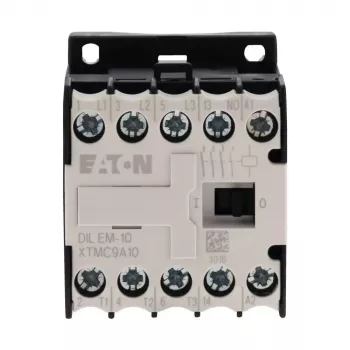 Eaton DILEM-10 Mini kontaktors 230V AC 50Hz / 240V AC 60Hz, 3-poliem, 9A, 1NO, 690V, DIN sliedei 051786