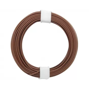 Donau Elektronik 118-8 savīta stieple 1 x 0,14 mm² brūna 10 m