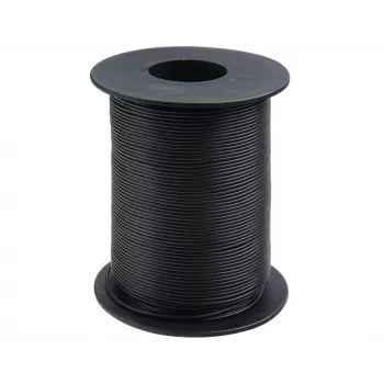 Donau Elektronik 119-11 savīta stieple 1 x 0,14 mm² melna 100 m