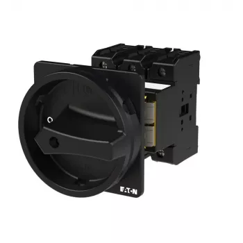 Eaton P3-100/V/SVB-sw galvenais slēdzis, 3 polu + N, 100 A, 690 V AC, IP65, melns rotējošais rokturis 064976