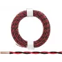 Donau Elektronik 210-10 Litz vads 2 x 0,04 mm² sarkans/melns 10 m