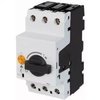 EATON PKZM0-0.63 Motor Protection Circuit Breaker, 0,63 A, 3-Pole, Rotary Knob, 0,12 kW at 400 V 072733