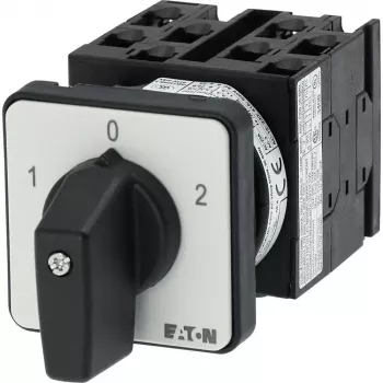 Eaton T0-4-8213/E 4 polu kameru slēdzis 20A 690V IP65 melns rotējošs rokturis 031726