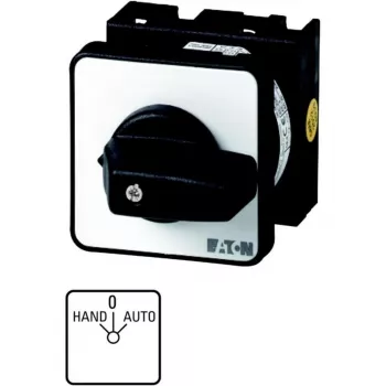 Eaton T0-3-15433/E - 3 polu iebūvēts galvenais slēdzis, IP65, 20A, melns/sudraba 048348