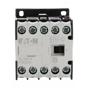 Eaton DILEEM-10 Mini kontaktiors, 3 polu, 9 A, 230 V AC / 240 V AC spole, 1 NO palīgkontakts, 690 V izolācija 051608