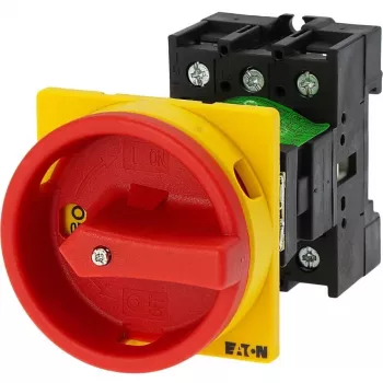 Eaton P1-32/V/SVB galvenais slēdzis ar avārijas apturēšanu, 3 polu, 32A, IP65, starpuzstādīšana 095676