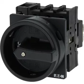 Eaton P1-32/EA/SVB-SW/N 3 polu galvenais slēdzis 32 A, IP65, melns 093452